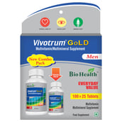 2 - Bio Health Vivotrum Gold Men,  125 tablet(s)  Unflavoured Combo 