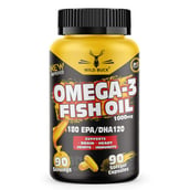 1 - Wild Buck Omega-3 Fish Oil, 90 softgels