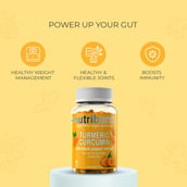 5 - Nutriburst Turmeric Curcumin - Pack of 2,  60 gummies 