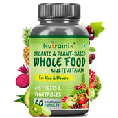 1 - Nutrainix Organic & Plant-Based Whole Food Multivitamin,  60 veggie capsule(s)  Unflavoured 