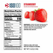 4 - Dymatize Iso-100 Protein, 5 lb Strawberry