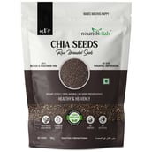 3 - NourishVitals Healthy Munching Combo, Pumpkin & Sunflower Roasted + Chia Raw Unroasted Seeds 2 Piece(s)/Pack