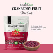 4 - NourishVitals Healthy Munching Combo,  Cranberry Fruit + Amla Fruit Dried Candy  2 Piece(s)/Pack 