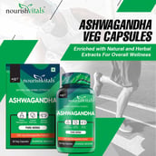 3 - NourishVitals Ashwagandha - Pack of 3, 60 veggie capsule(s)