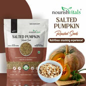 4 - NourishVitals Healthy Munching Combo, Salted Pumpkin Roasted Seeds + Super Seeds Mix 2 Piece(s)/Pack