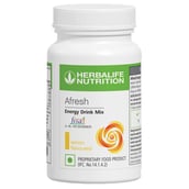 Herbalife Afresh Energy Drink Mix (Pack of 2), 0.050 kg Lemon
