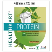 HealthKart Protein (80%), 2.2 lb Unflavoured(Highlight)