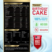 3 - Nutristar Ultra Premium Whey Protein,  2.2 lb  Birthday Cake 