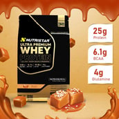 2 - Nutristar Ultra Premium Whey Protein, 2.2 lb Sea Salt Caramel