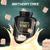 3 - Nutristar Ultra Premium Whey Protein, 4 lb Birthday Cake