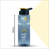 3 - MuscleBlaze LWL Sipper Bottle, Yellow & Black 500 ml