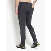 5 - John Ally Jogger Track Pant for Men with Two Zipper Pockets and Premium Fabric, Gunmetal Grey Small