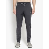 4 - John Ally Jogger Track Pant for Men with Two Zipper Pockets and Premium Fabric, Gunmetal Grey Large
