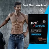 4 - HRX AGame Beginner's Whey Protein, 2 lb Belgian Chocolate