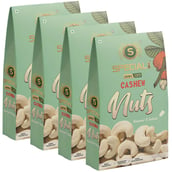 1 - Special Choice Cashew Nuts (Jumbo 320), Roasted & Salted (Pack of 4) 250 g