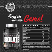 4 - Dexter Jackson Black Series Isolate Hydrolized Whey Protein, 5 lb Cafe Latte