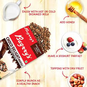 5 - Bagrrys Choco Delight Muesli with Almonds & Raisins, 400 g Unflavoured