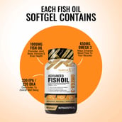 4 - MuscleXP Advanced Fish Oil Omega-3, 60 capsules