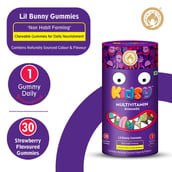 4 - Mom & World Kidsy Multivitamin, 30 gummies Strawberry (Pack of 3)