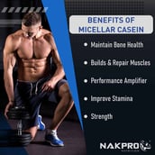 5 - Nakpro Micellar Casein Protein, 2.2 lb Vanilla