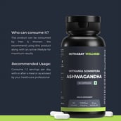 7 - Nutrabay Wellness Withania Somnifera Ashwagandha,  60 capsules 