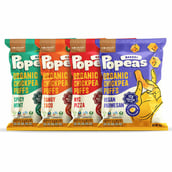1 - Nourish Organics Popeas Organic Chickpea Puffs, 4 in 1 Variety Pack 60 g