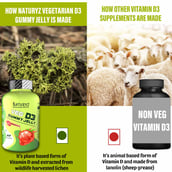 8 - Naturyz Veg D3, 60 gummies Strawberry