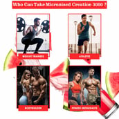 6 - Naturyz Micronized Creatine 3000,  Watermelon  15 tablet(s) 