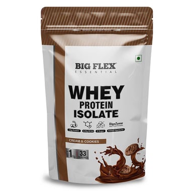Big Flex Essential Whey Protein Isolate, 2.2 lb Cream & Cookies