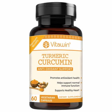 VITAWIN Turmeric Curcumin (500 mg), 60 capsules
