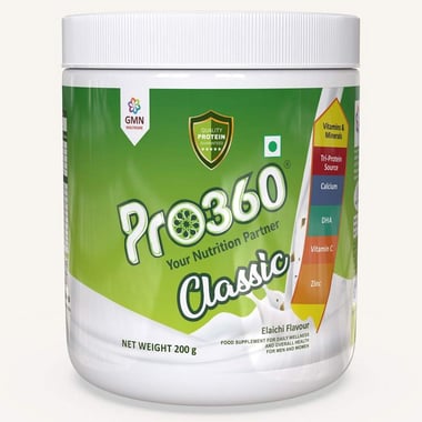 PRO360 Nutritional Beverage Mix (Classic), 0.44 lb Elaichi