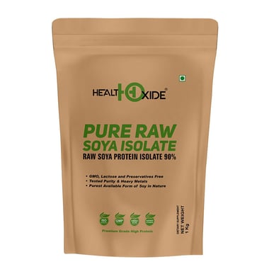 Health Oxide Pure Raw Soya Isolate, 2.2 lb Unflavoured