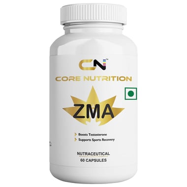 Core Nutrition ZMA,  60 capsules  Unflavoured 
