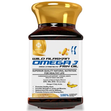 Mountainor Omega 3 Fish Oil, 60 softgels