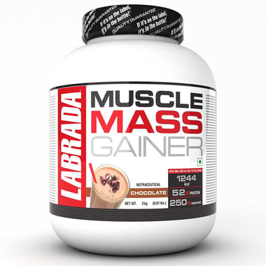 Labrada Muscle Mass Gainer,  6.61 lb  Chocolate 