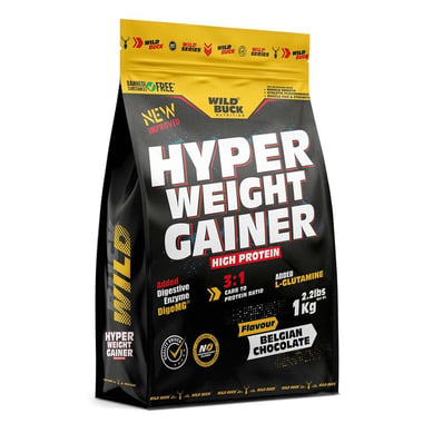 Wild Buck Hyper Weight Gainer, 2.2 lb Belgian Chocolate