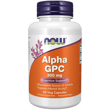 Now Alpha GPC 300mg, 60 veggie capsule(s)