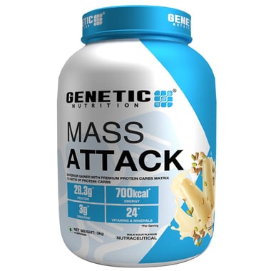 Genetic Nutrition Mass Attack,  6.6 lb  Malai Kulfi 