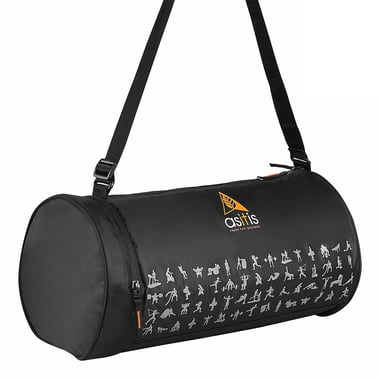 AS-IT-IS Nutrition Gym Bag with Shoe Compartment, Black