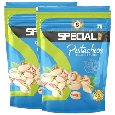 Special Choice Pistachio,  Roasted & Salted Akbari (Pack of 2)  250 g 