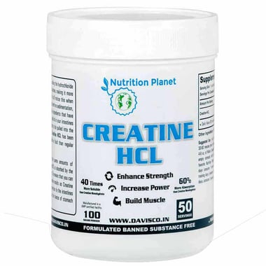 Nutrition Planet Creatine HCL, Unflavoured 0.22 lb