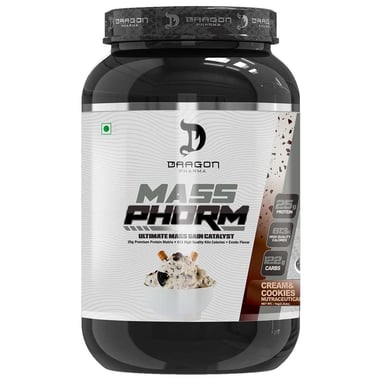 Dragon Pharma Mass Phorm, 2.2 lb Cream & Cookies