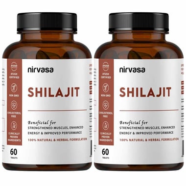 Nirvasa Shilajit (Pack of 2), 60 tablet(s)