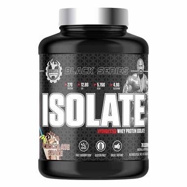 Dexter Jackson Black Series Isolate Hydrolized Whey Protein, 5 lb Chocolate Shake