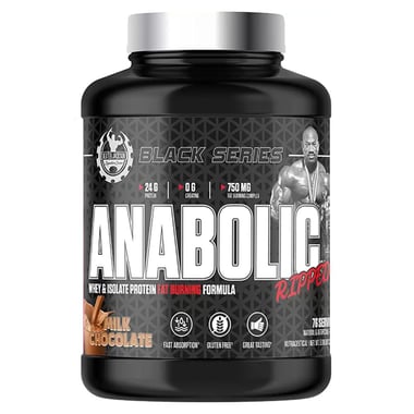 Dexter Jackson Black Series Anabolic Ripped Whey, 5 lb Milk Chocolate