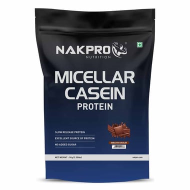 Nakpro Micellar Casein Protein, 2.2 lb Double Rich Chocolate