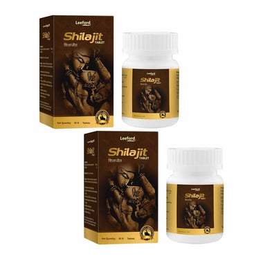 Leeford Shilajit (Pack of 2), 60 tablet(s)