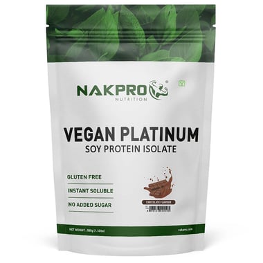 Nakpro Platinum Soy Protein Isolate, 1.1 lb Chocolate