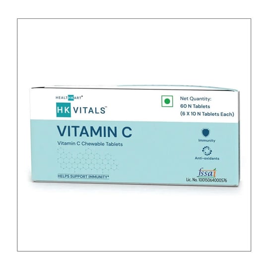 HK Vitals Vitamin C by HealthKart, 60 tablet(s) Unflavoured