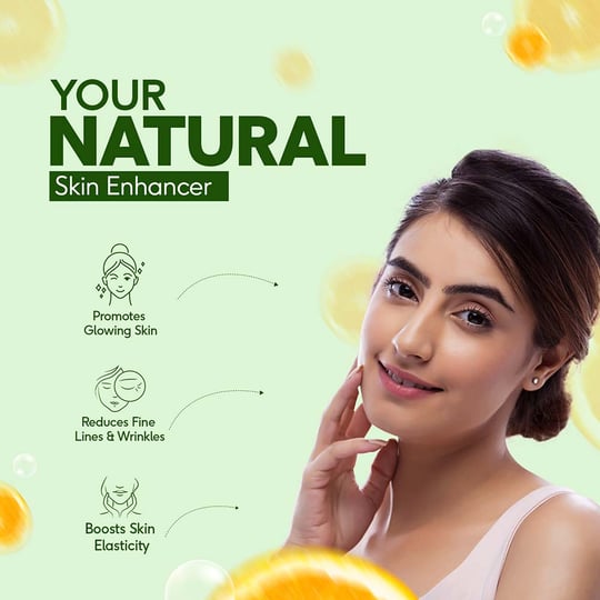 3 - HK Vitals Plant Based Collagen Builder Powder by HealthKart,  250 g  Orange